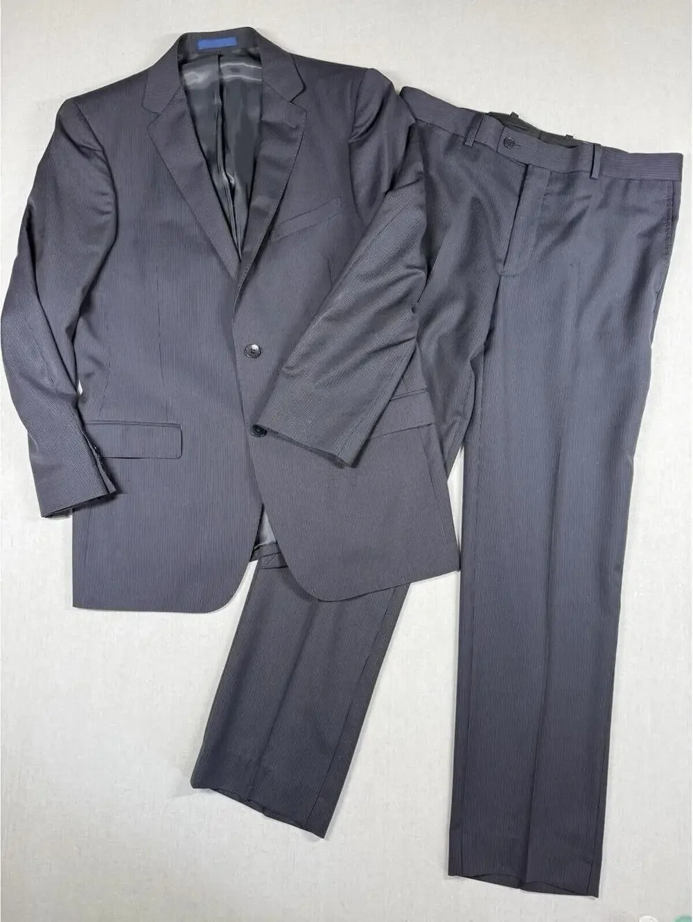 Paul Betenly Roberto‎ Suit 2 Piece Set 40R Gray 100% Wool Filarte Italy